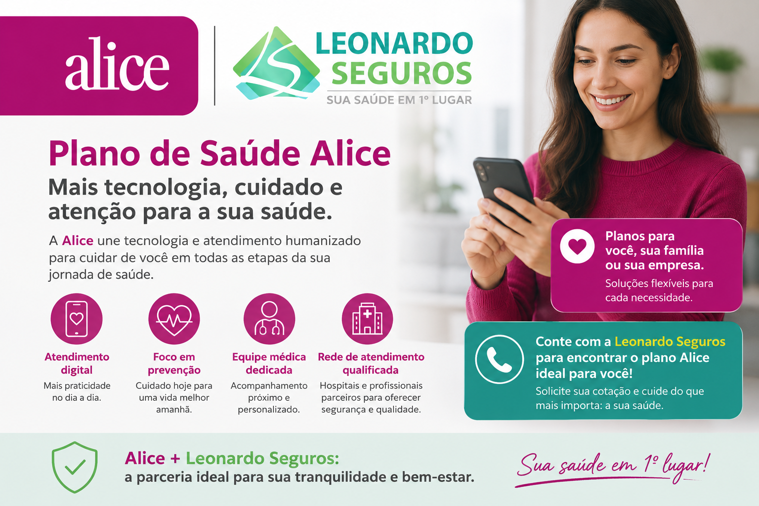Conheça a Operadora Alice e Contrate um Plano de Saúde com Mais Tecnologia e Cuidado