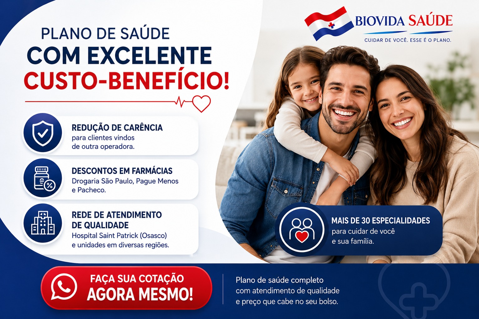 BioVida Saúde: Conheça os Benefícios de um Plano Completo para Você e Sua Família