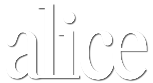logo alice branco